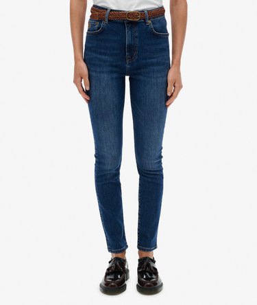 Organic Cotton High Rise Skinny Jeans Image 4