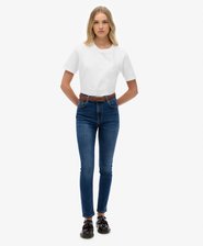 Organic Cotton High Rise Skinny Jeans