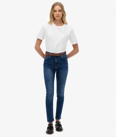 Organic Cotton High Rise Skinny Jeans Image 1