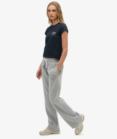 Athletic Print Flare Joggers Image 3