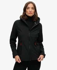 Klassische Trekkerjacke mit Kapuze