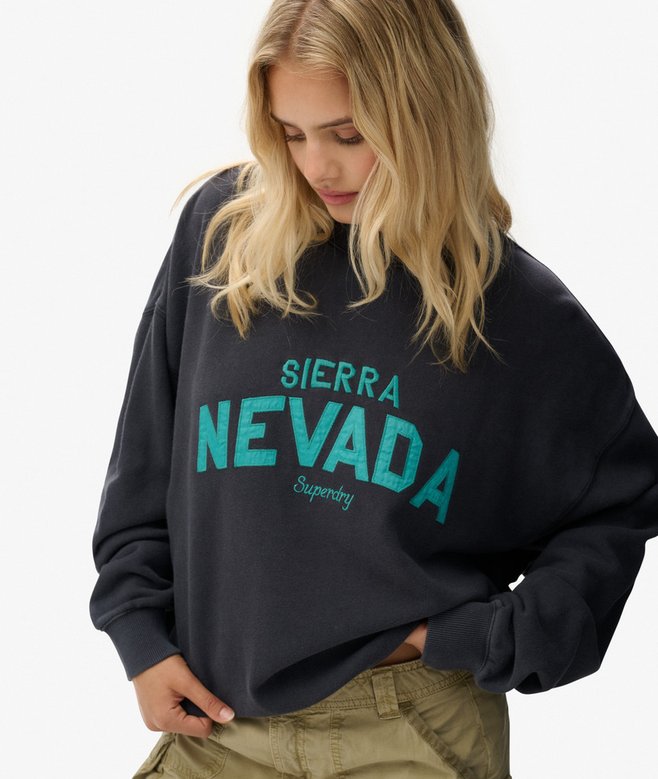Outdoor Location Loose Crew Sweatshirt