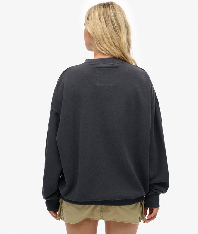 Outdoor Location Loose Crew Sweatshirt