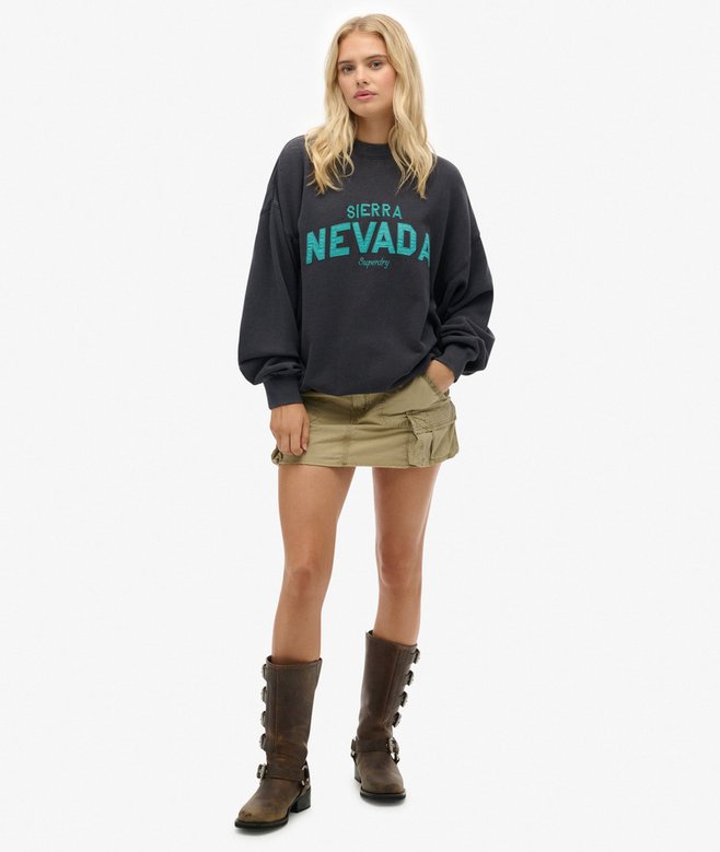 Outdoor Location Loose Crew Sweatshirt