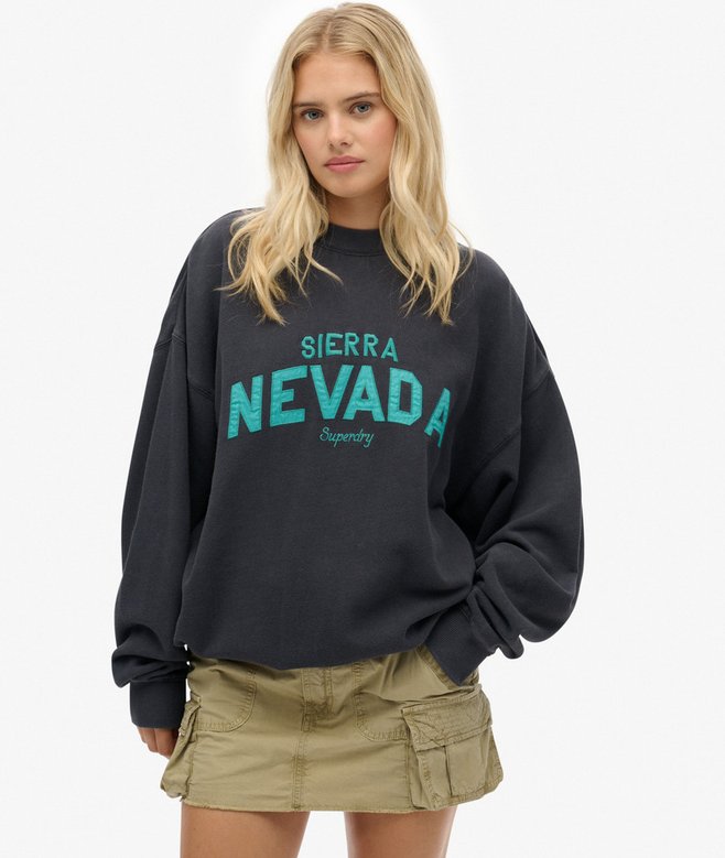 Outdoor Location Loose Crew Sweatshirt