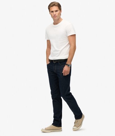 Organic Cotton Vintage Slim Straight Jeans Image 3