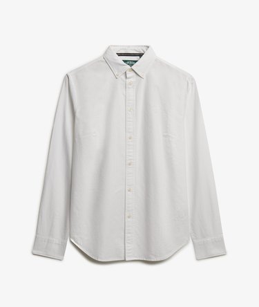 Camisa Oxford Slim Manga Larga Image 6