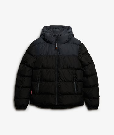 Colourblock Hooded Puffer Jacket Image 8