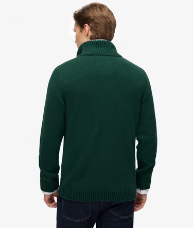 Pull en maille de coton à col camionneur Image 5