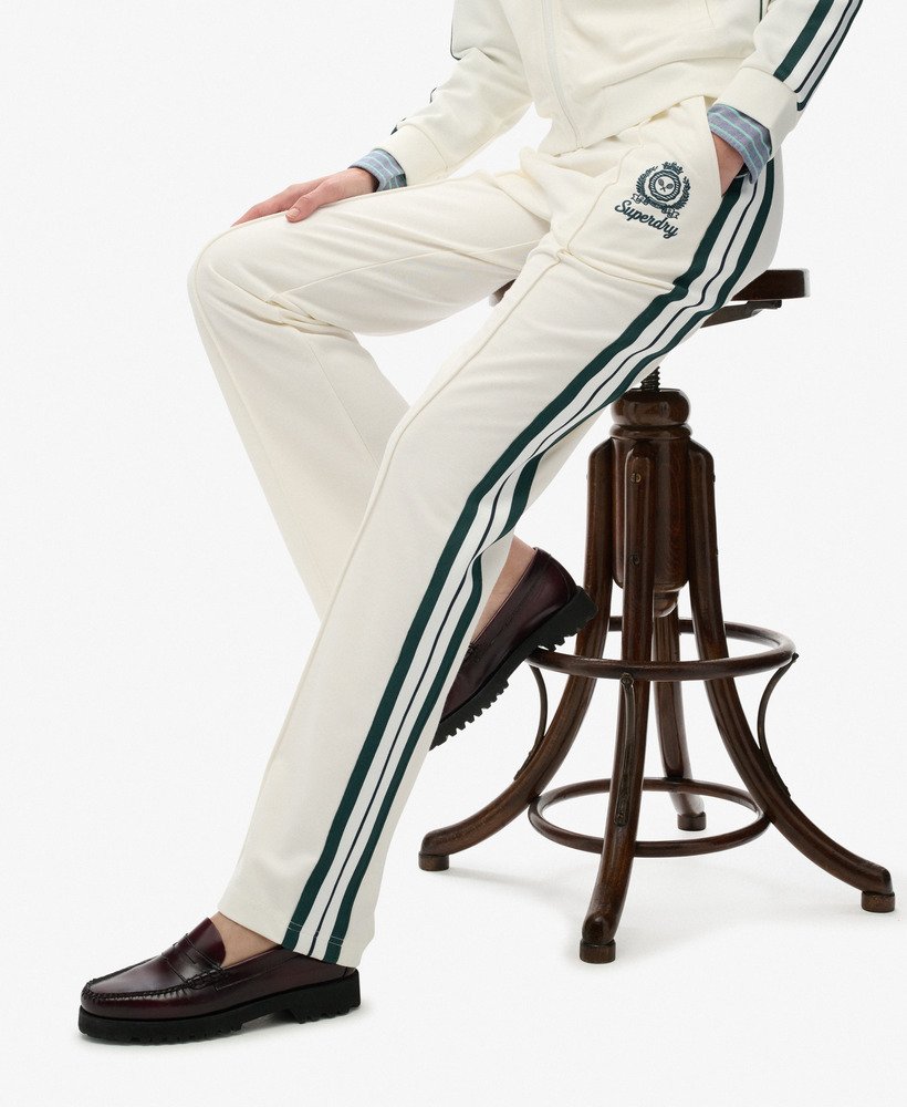 womens Country Club Track Pants in OFF WHITE | Superdry US