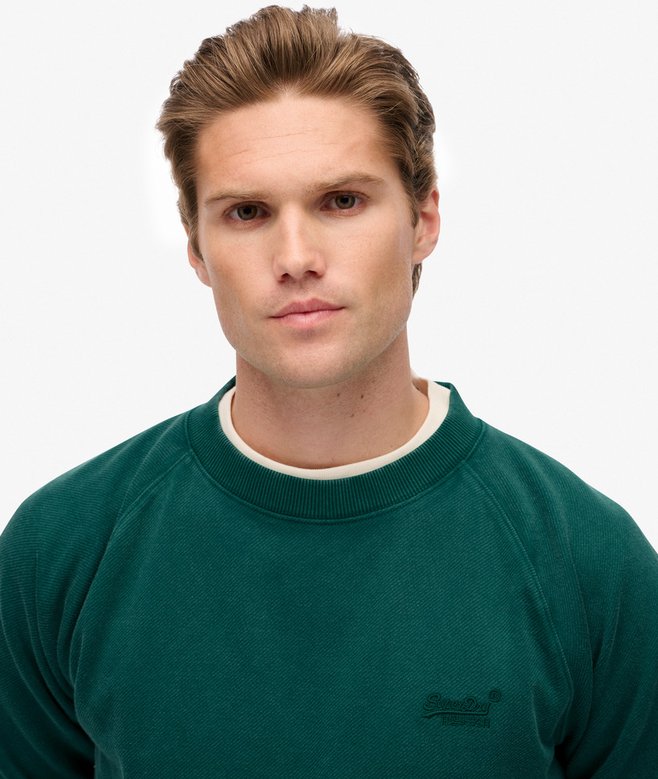 Essential Logo Raglan Crew Sweatshirt