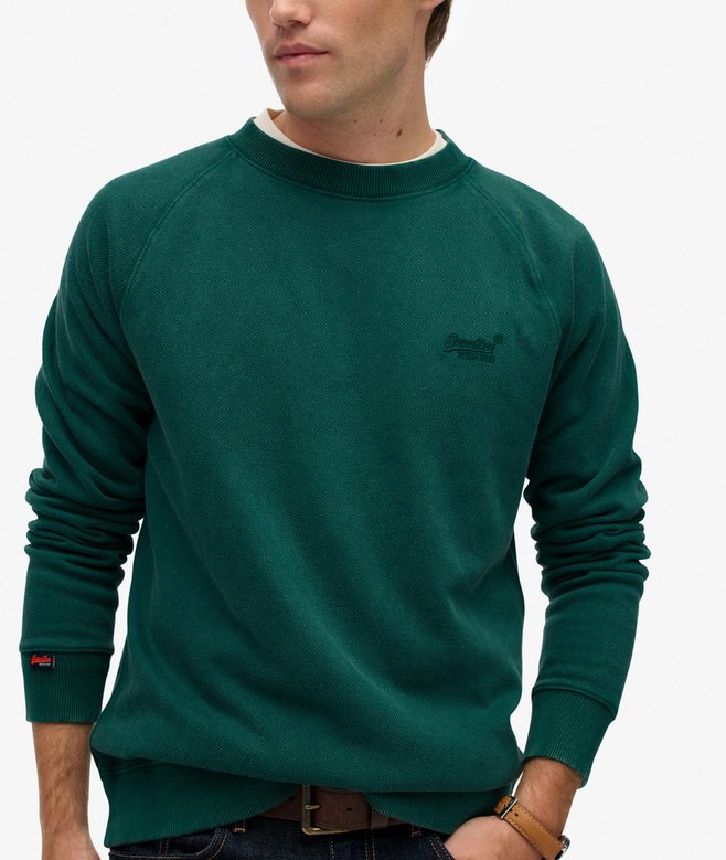 Essential Logo Raglan Crew Sweatshirt
