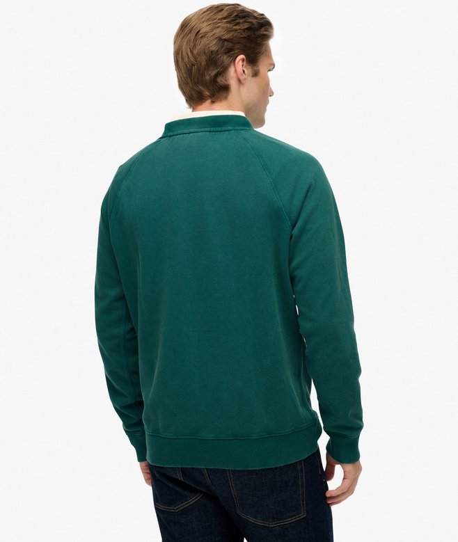 Essential Logo Raglan Crew Sweatshirt