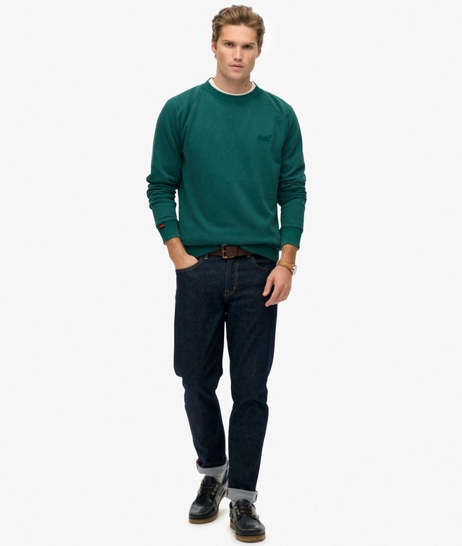 Essential Logo Raglan Crew Sweatshirt