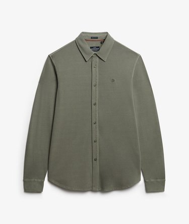 Camisa Manga Larga Vintage Destroy Pique Image 6