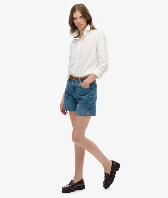 Mid Rise Cut off Shorts
