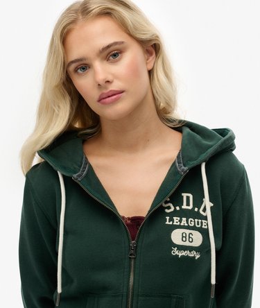 Athletic Essentials Relaxed Crop Zip-hoodie Image 4