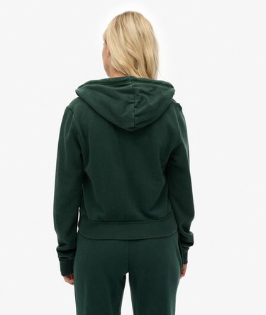Athletic Essentials Relaxed Crop Zip-hoodie Image 5