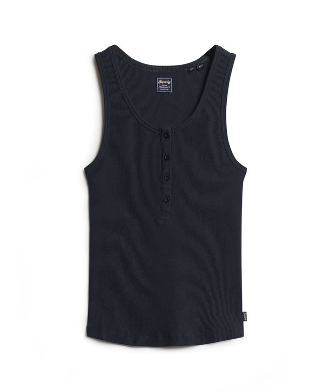 Athletic Essentials Button Down Vest Top