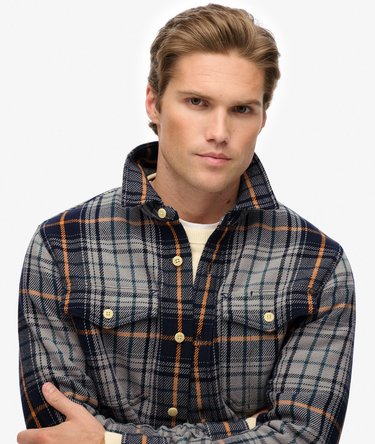 Merchant Heavy Checked Shirt Image 4