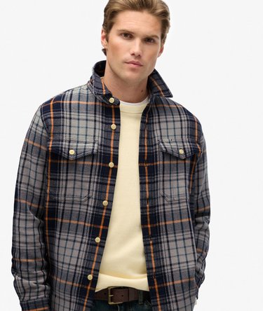 Merchant Heavy Checked Shirt Image 2