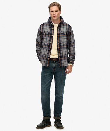 Merchant Heavy Checked Shirt Image 3