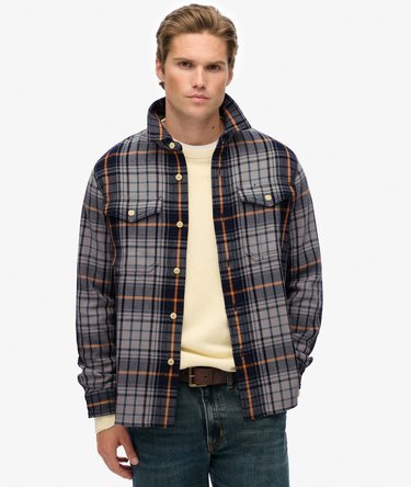 Merchant Heavy Checked Shirt Image 1