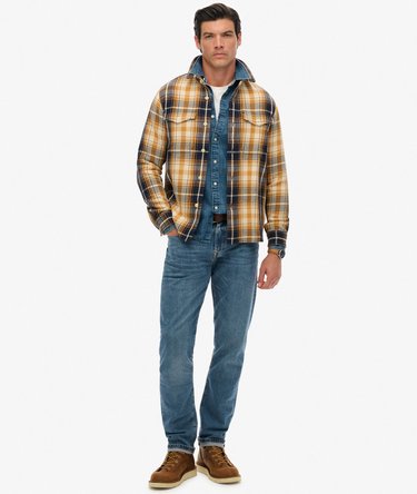 Merchant Heavy Checked Shirt Image 3