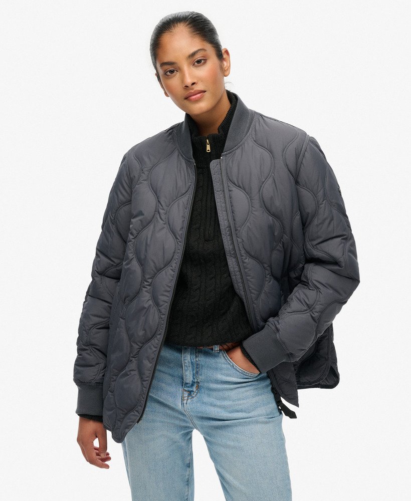最終値下げ　Madison Quilted Short Coat quilted-short-jacket-with-long