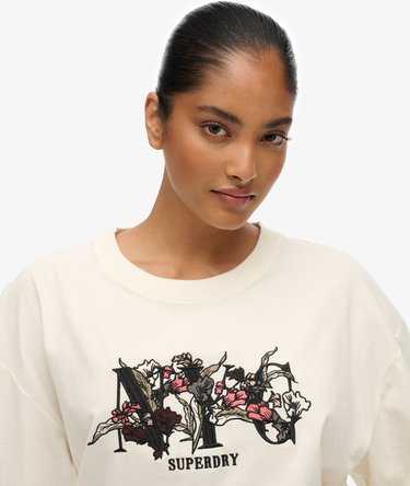 Night Garden Oversized T-Shirt Image 4