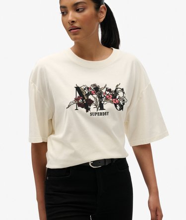 Night Garden Oversized T-Shirt Image 2