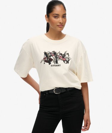 Night Garden Oversized T-Shirt Image 1