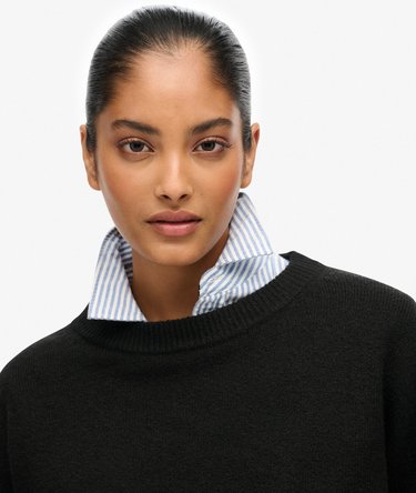 Slouchy Crew Neck Jumper Image 4