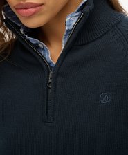 Maglia Essentials Slim con Mezza Zip