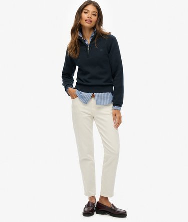 Maglia Essentials Slim con Mezza Zip Image 3