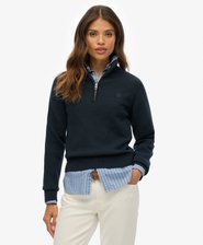 Maglia Essentials Slim con Mezza Zip