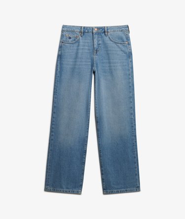 Jean large à taille mi-haute en coton biologique Image 7