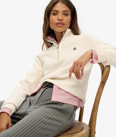 Maglia Essentials Slim con Mezza Zip Image 2