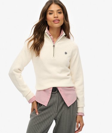 Maglia Essentials Slim con Mezza Zip Image 1