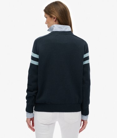 Relaxed Stripe Knitted Jumper Image 5