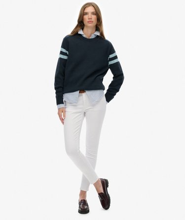 Relaxed Stripe Knitted Jumper Image 3