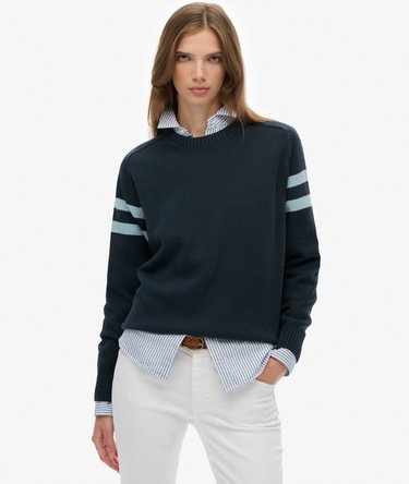 Relaxed Stripe Knitted Jumper Image 1