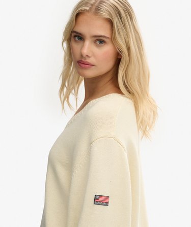 Maglione oversize con scollo a V Image 3