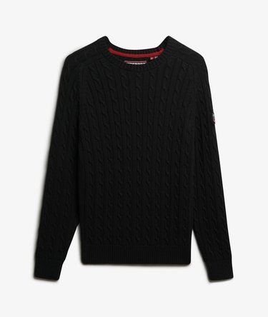 Slouchy Cable Knit Jumper Image 6