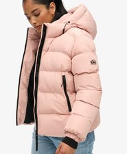 Hooded Sports Puffer Jacket