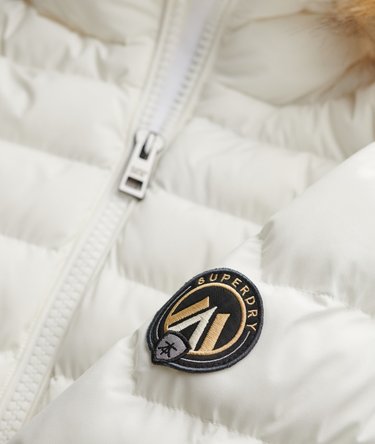 Fuji Faux Fur Hood Padded Jacket Image 7