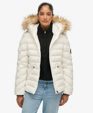 Fuji Faux Fur Hood Padded Jacket