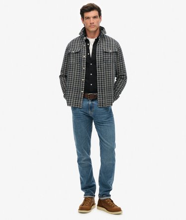 Camisa con textura Workwear Merchant Store Image 3