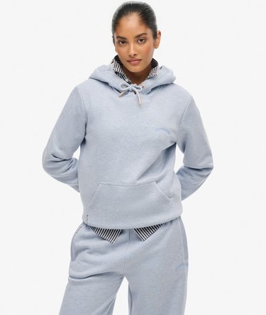 Sweat &agrave; capuche et logo brod&eacute; Essential Image 1