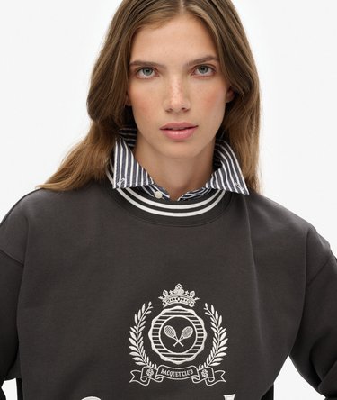 Lockeres Country Club Sweatshirt mit Rundhalsausschnitt Image 4
